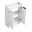 Meuble-lavabo autoportant de 23 po avec lavabo et support de rangement, portes à fermeture douce-204283474