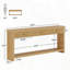 Console en bois avec tiroirs