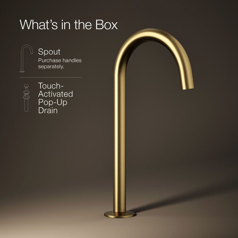 Components Bathroom Sink Spout With Tube Design