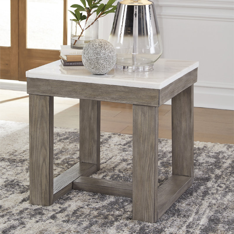 Table de bout en marbre Tessel