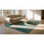 Antique Room Size Wool Pile Green Color Hand Knotted Chinese Art Deco Carpet