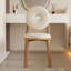 Ensemble de 2 chaises d'appoint Modern Beige