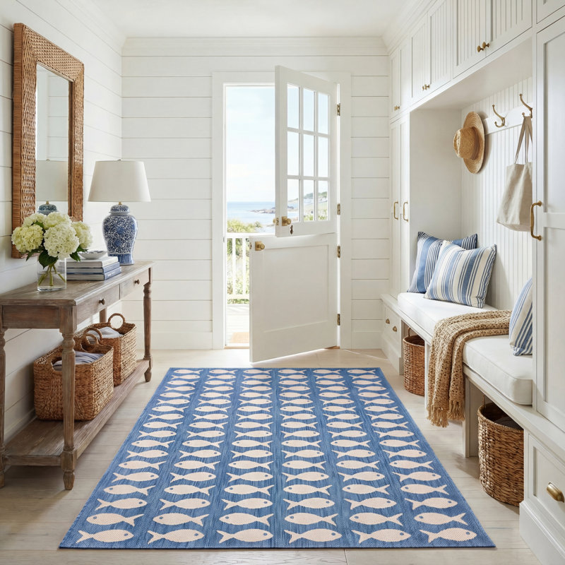 Tapis intérieur / extérieur Langley, Rectangle 5 pi 3 po x 7 pi 7 po