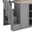 Lit mezzanine simple avec placards Jaico
