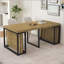 Table de salle à manger extensible moderne 23,62 "- 118"-317387848