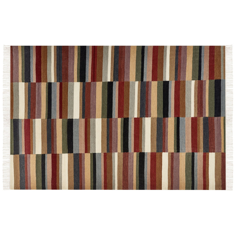 Cosima Striped Hand Woven Area Rug, Rectangle 200 x 300cm