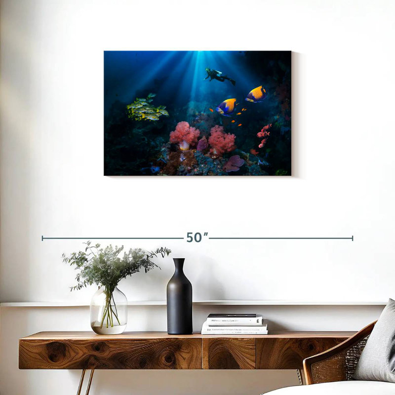 Aletra Thai Reef Scuba Diver, 20" H x 30" W