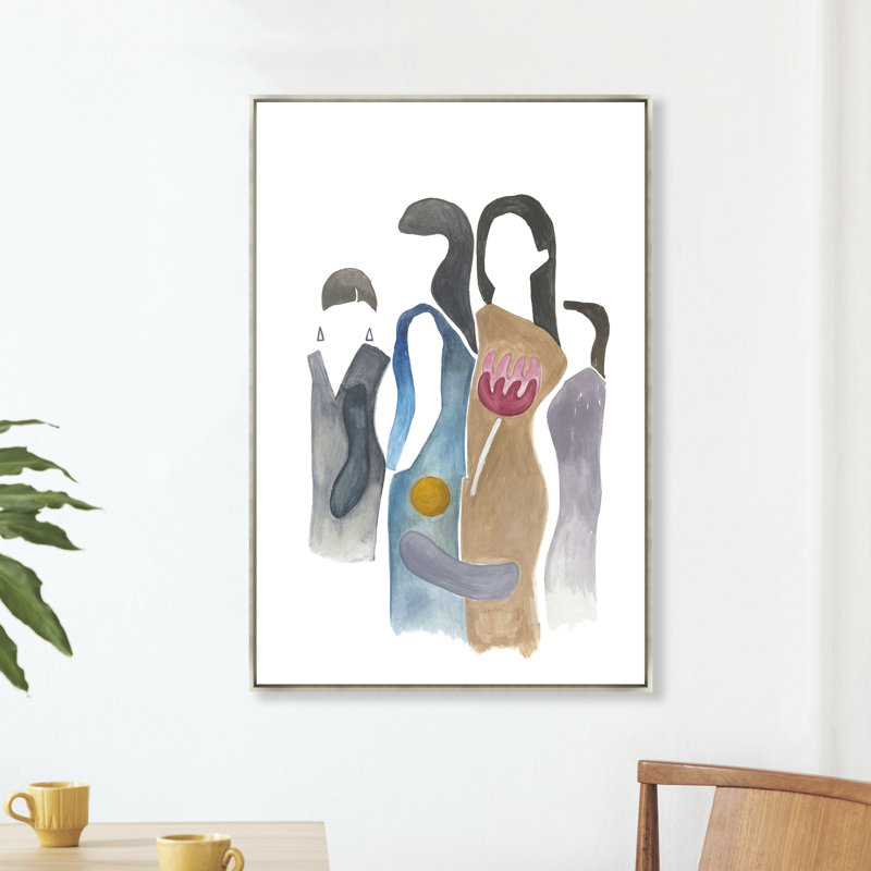 A Day Painting by Helen Parker, Glass Coat, 46.5" H x 31.5" W