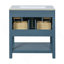 Ensemble de meuble-lavabo simple 30 po avec 5 tiroirs, meuble-lavabo autoportant avec cadre en bois 30 po-853137078