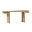 Console très large de 66 po en chêne vieilli, placage de bois véritable, pour vestibule, couloir et bureau, table plaquée avec rangement intelligent, finition chêne, couloir, vestibule sous la table