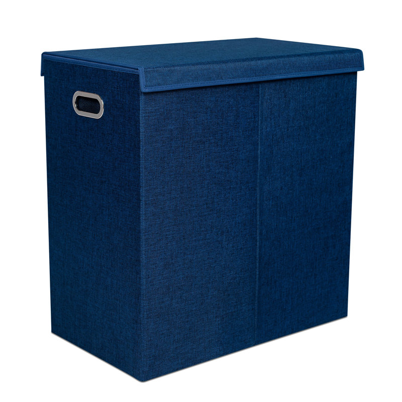 Panier à linge double, Bleu marine