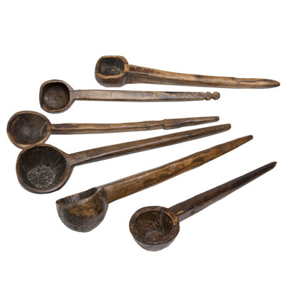 6-Piece Wood Cooking Spoon Set