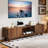  59"W Fluted TV Stands For Tvs Up To 65" With Power Outlets & Storage Compartments-1510688381