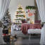 D4,7 po, boules de Noël décoratives, boules de Noël suspendues en verre pour décorations de fêtes, ensemble de 4