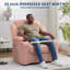 Fauteuil inclinable électrique surdimensionné avec siège de 26 po de large, télécommande mémoire, port USB, porte-gobelet et poches latérales pour le salon-133235333