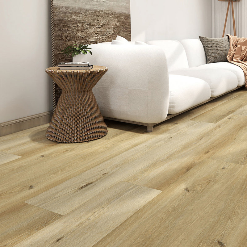 62.6" X 9"*8Mm Waterproof Rigid Core Luxury Vinyl Plank Flooring, Sand Tan