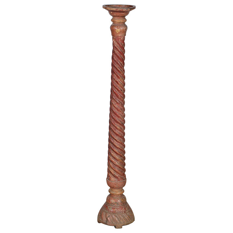 48'' H Solid Wood Candlestick