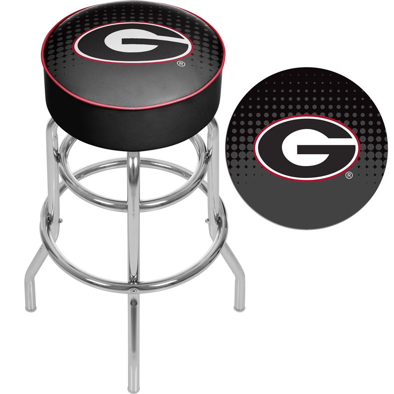 NCAA Swivel Upholstered Counter Stool