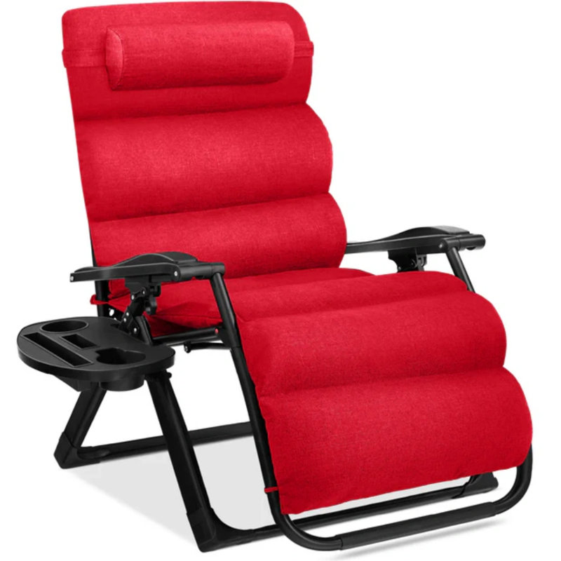 Oversized Zero Gravity Chair, Crimson Red