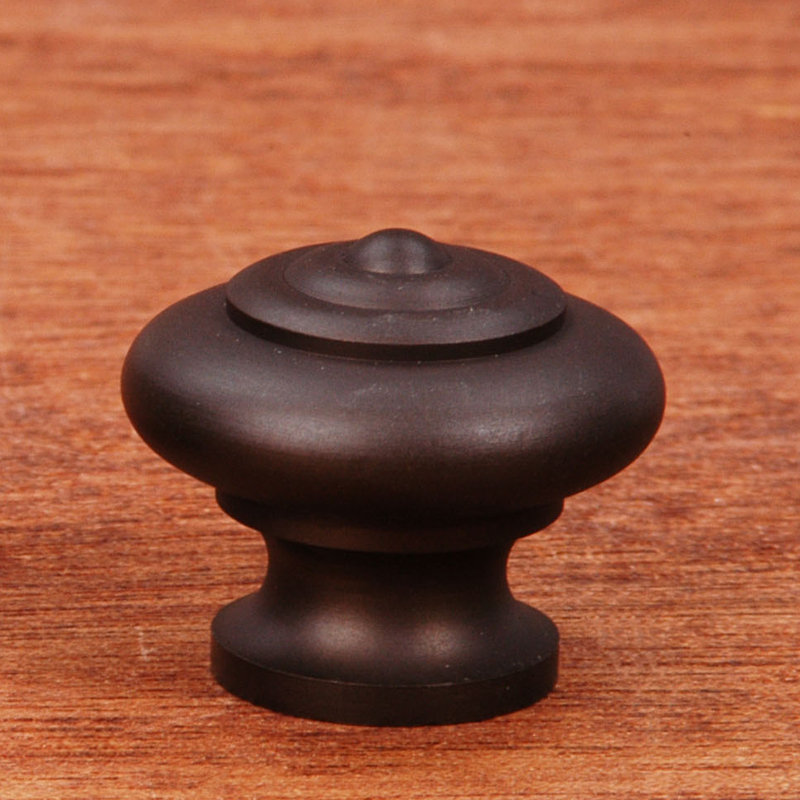 CK Series 1" Diameter Mushroom Knob, Oil Rubbed Bronze