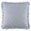 Parris French Blue Stripe Linen Quilted Sham-1752012177