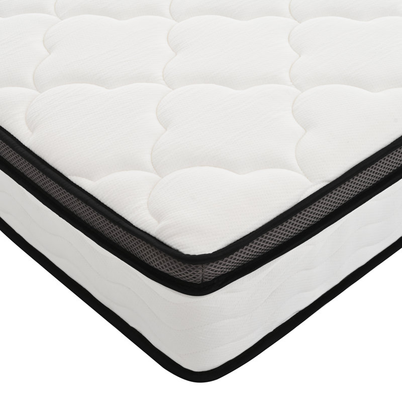 Hybrid Mattress With Pocket Coils, Medium Firm, Pressure Relief & Breathable, Certipur-US & OEKO-TEX Certified, 12, Queen