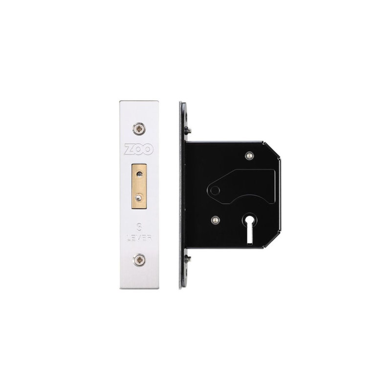3 Lever Replacement Dead Lock, 6.4cm H
