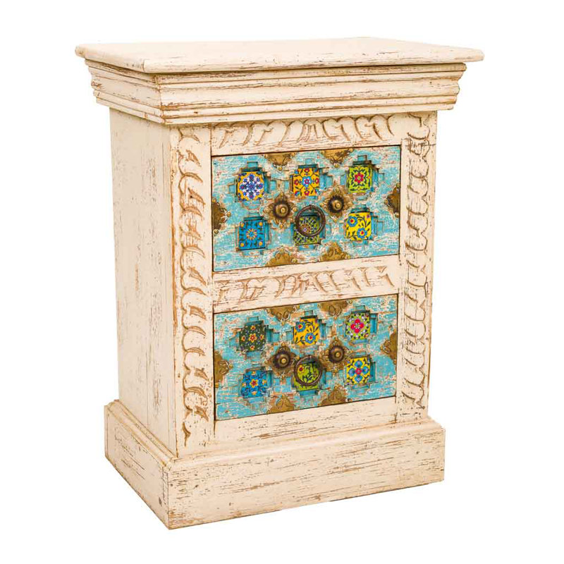 Geordie 29.5cm W Bedside Table