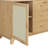 Sheridan 59" Mid-Century Modern Sideboard with 4 Adjustable Shelves and 3 Drawers in Natural-91028876