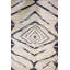 Tapis unique ivoire / acier de style marocain 12 pi 2 po x 19 pi 1 po Moroccan