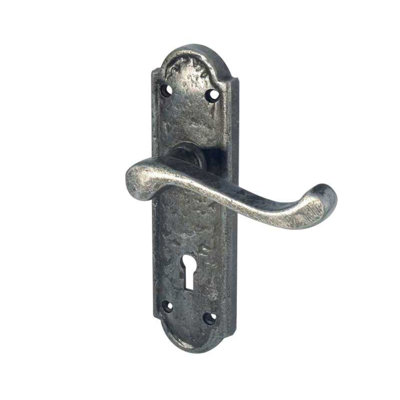 Turnberry Pewter Door Handle