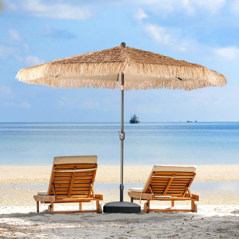 Casida Thatched Market Umbrella, 99.6" H x 116.4" W x 116.4" D