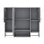 Armoire de salle de bain murale 35 po x 28 po avec miroir, style tablette ouverte, armoire latérale et porte-serviettes-584842777