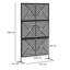 198cm H x 122cm W Steel Privacy Screen Included