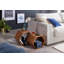 Aldous Solid Wood Floor Shelf Nesting Tables