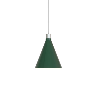 Large Bower Pendant Light In Anodised Aluminium