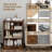 29.5'' H X 19.5'' W 3-Tier Bookcase Open Bookshelf Cube Storage Organizer-776257059