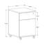Rio Mobile Office Storage Cart With Lockable Drawer - Anthracite Grey or Matt White-1771715631