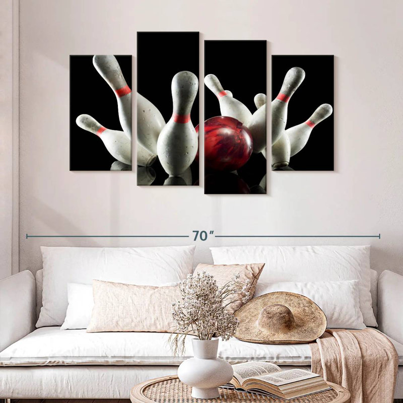 Sireci It's A Strike, 32" H x 52" W