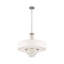 Lustre cylindrique avec accents de cristal Claudelle