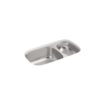 Valton 32.18'' L Stainless Steel Single Basin Kitchen Sink