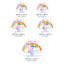Papier peint de qualité supérieure - Ciel arc-en-ciel de licorne-377880528
