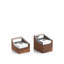 2 Piece Geo Sabbath Candlestick Set
