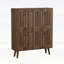 Armoire à chaussures moderne avec finition rainurée verticale-827269419