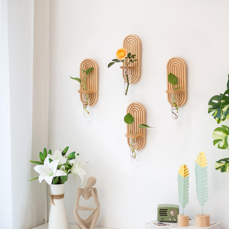 Dorrianne Wood Wall Planter