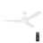 Lynton 52" White Ceiling Fan with LED Light and Remote