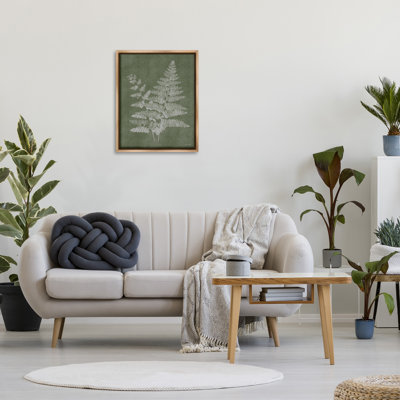 " Green Rustic Ferns Floater Frame " by Annie LaPoint