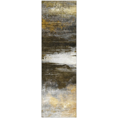 Premium Machine Washable Mayfield AMF2016 Abstract Rug