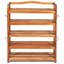 18 Pair Solid Wood Shoe Rack