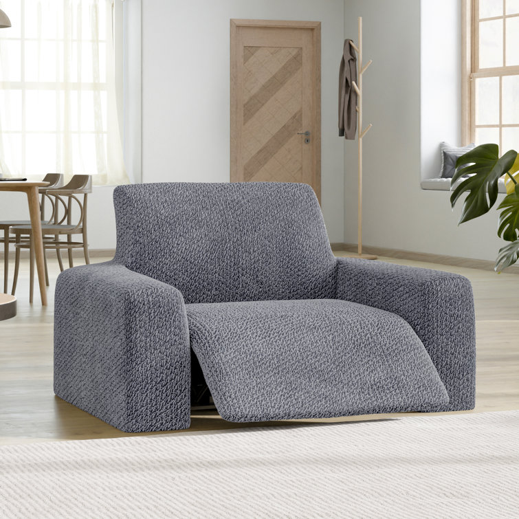 Stretchy Slipcover for Recliner Armchair - Soft to Touch & Easy to Clean - Velvet Collection